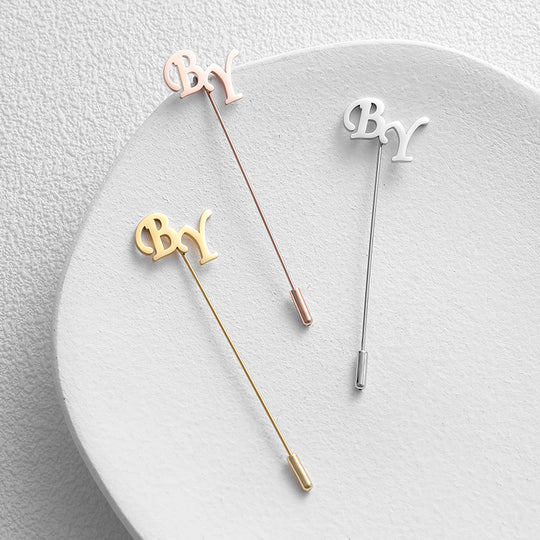 Custom Initials Lapel Pin