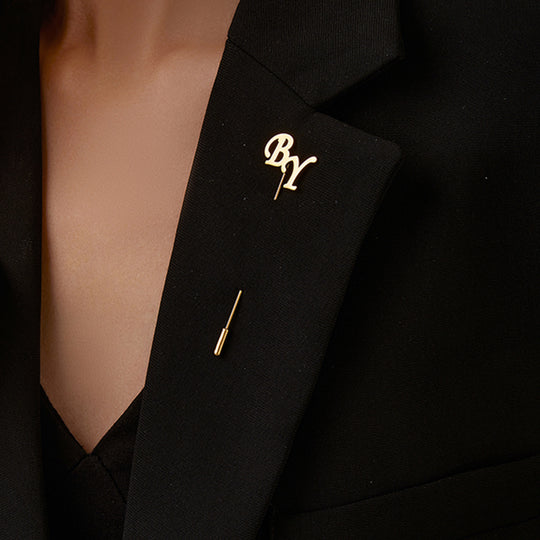 Custom Initials Lapel Pin