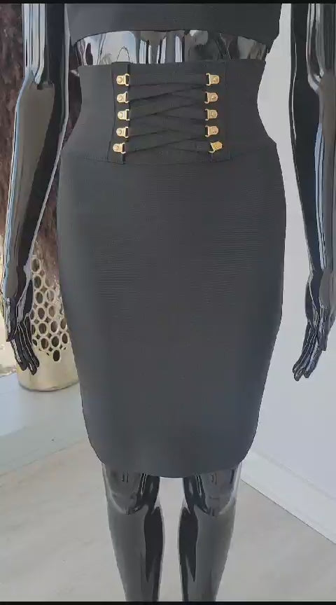 Knee Length Bandage Skirt